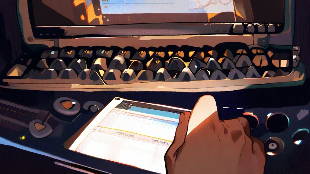 ChatGPTの画面にプロンプトを打ち込む様子