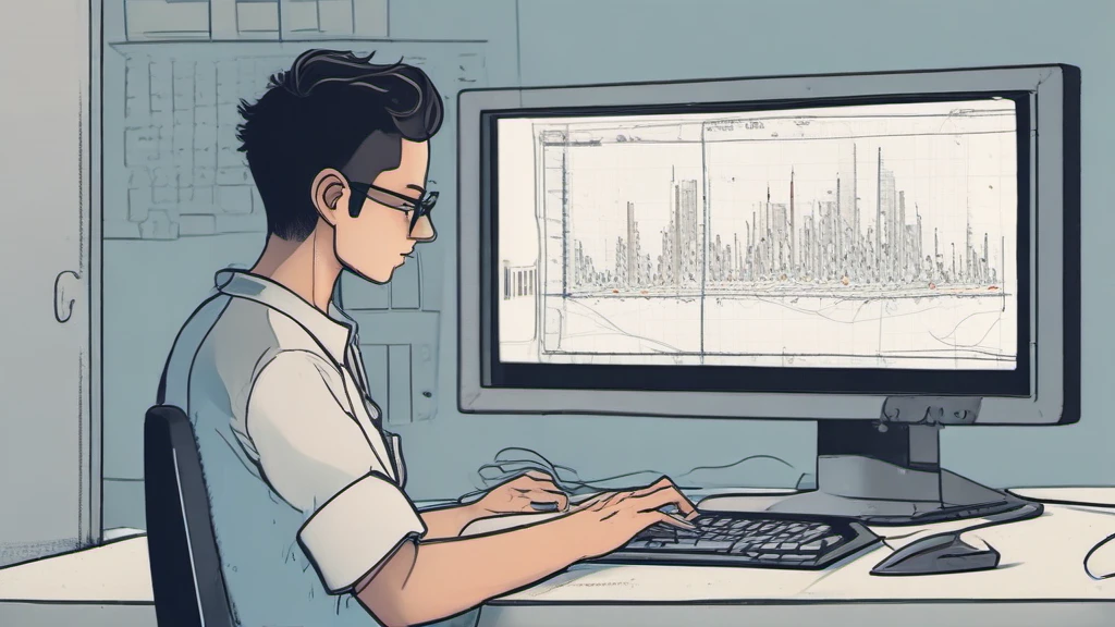 パソコンに向かって仕事している人