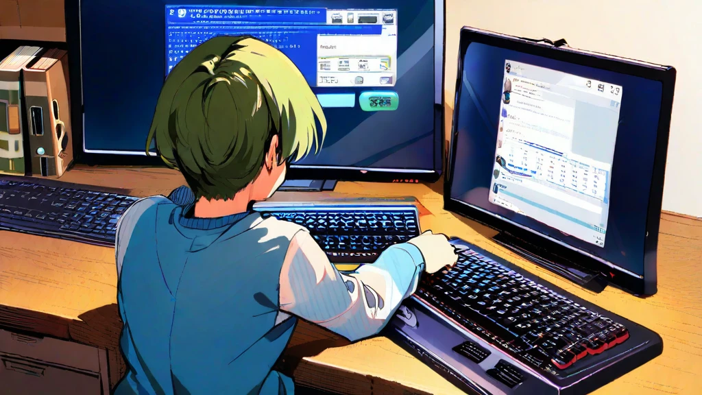 ChatGPTの画面にプロンプトを打ち込む様子